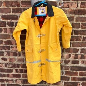 Wippette Yellow and Black Raincoat Reflective High-Visibility